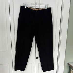 Ermenegildo Zegna Elegant Dark Brown Cotton Pants